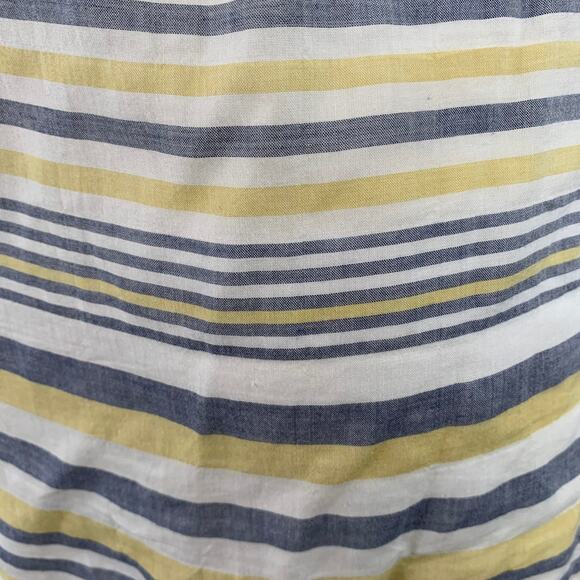 GITMAN BROS VINTAGE Size M White Grey Yellow Plaid One Pocket Long Sleeve Shirt - Picture 5 of 8